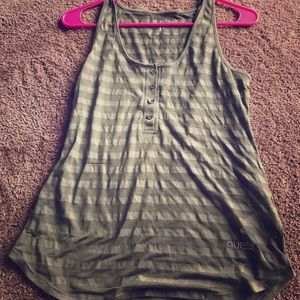 Guess Green tank top